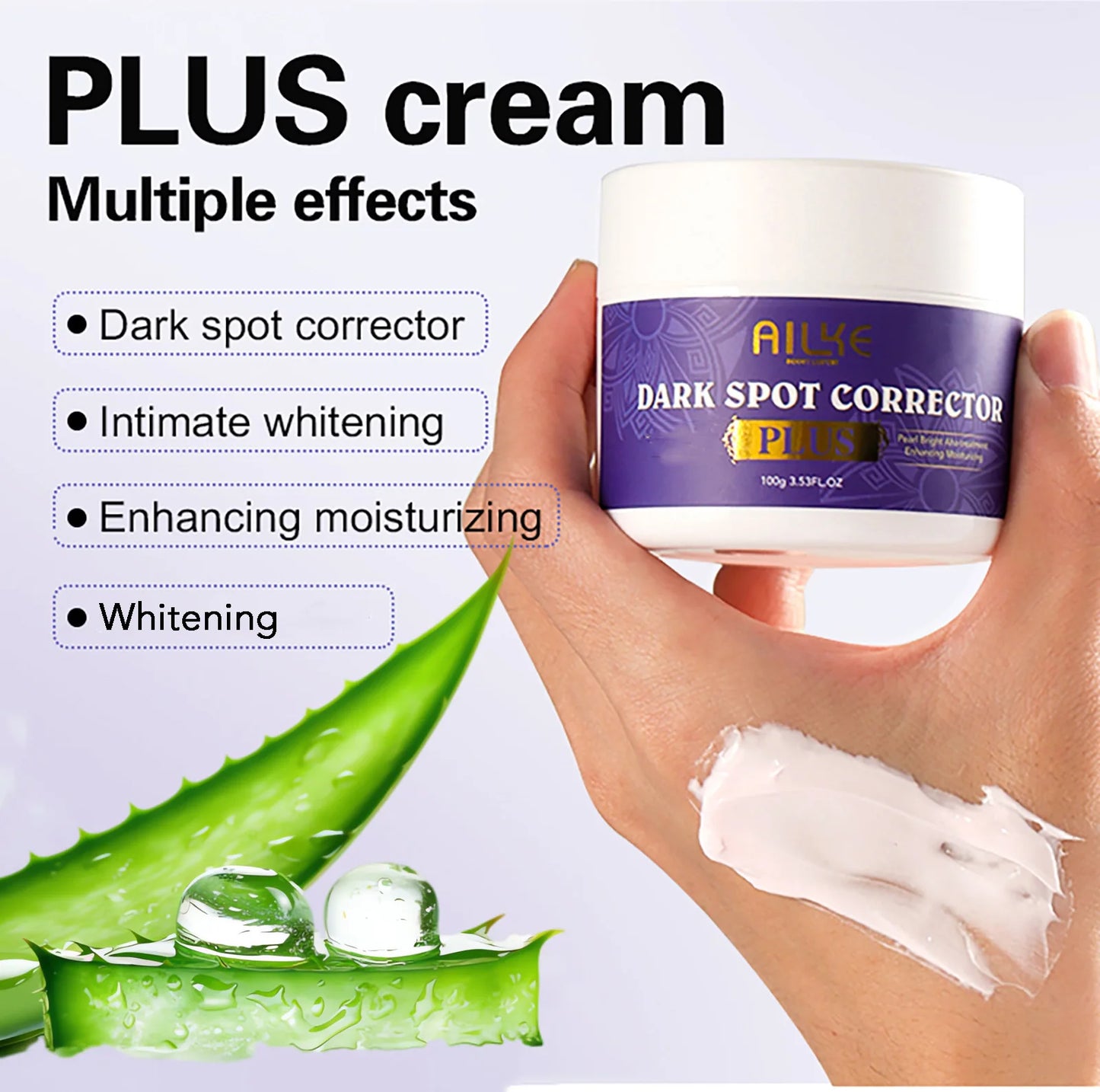 AILKE Glutathion Lighten Body Lotion, feuchtigkeitsspendend, feuchtigkeitsspendend, gleichmäßiger Hautton, verbessert dunkle und schwarze Haut, unterstützt privates Logo