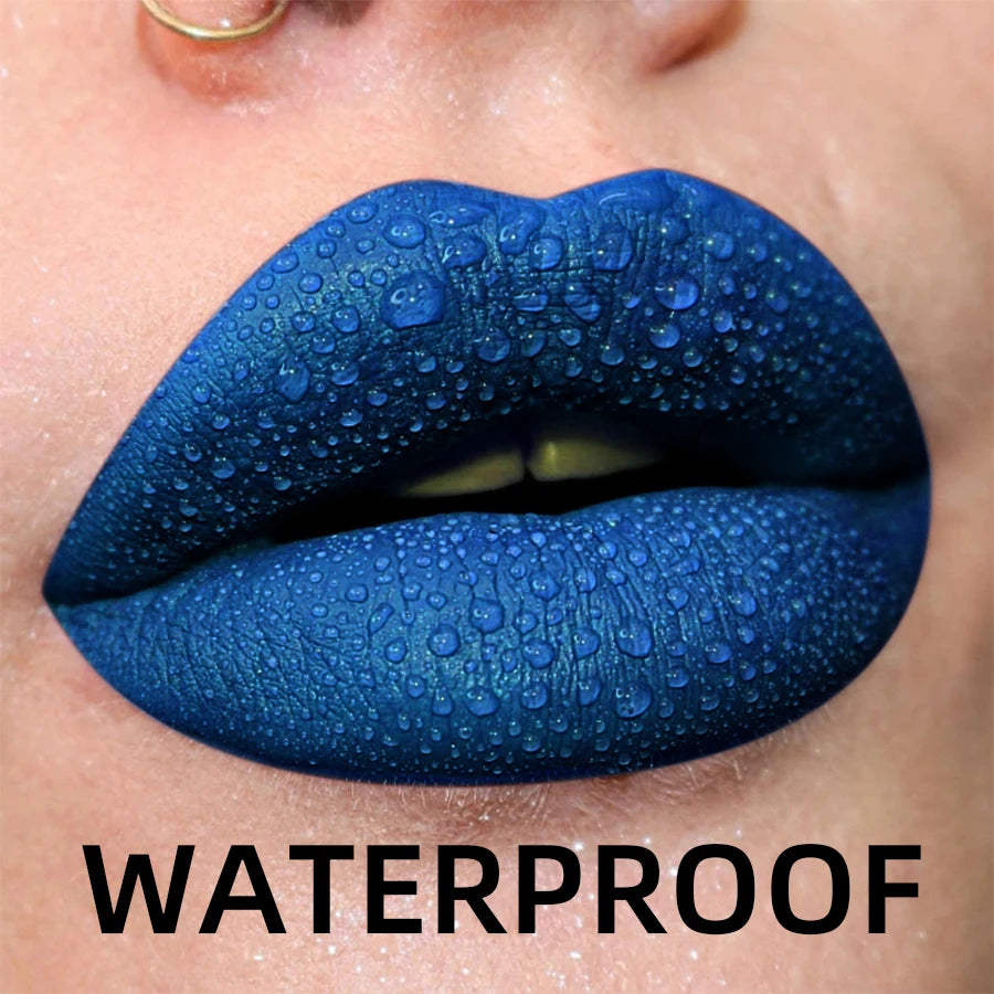 19 Farben matt Samt Lip gloss wasserdicht flüssiger Lippenstift nackt schwarze Lippen Tönung Make-up Lippen glasur Kosmetik rote Lippen fleck Schönheit