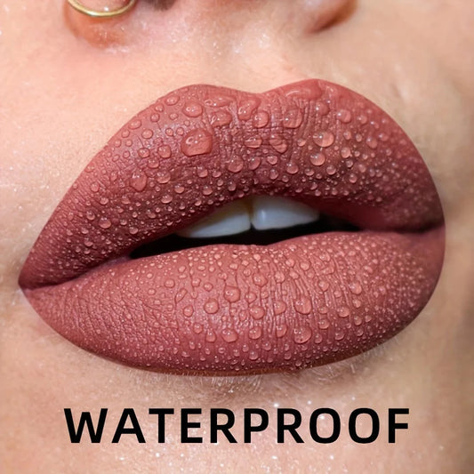 19 Farben matt Samt Lip gloss wasserdicht flüssiger Lippenstift nackt schwarze Lippen Tönung Make-up Lippen glasur Kosmetik rote Lippen fleck Schönheit