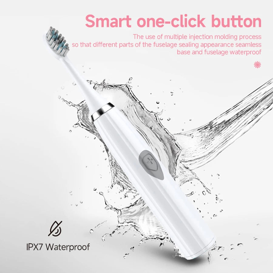 (Kopie) Electric Toothbrush for Adults Soft DuPont Bristle Portable Battery Endurance IPX6 Waterproof Intelligent Effective Oral Care