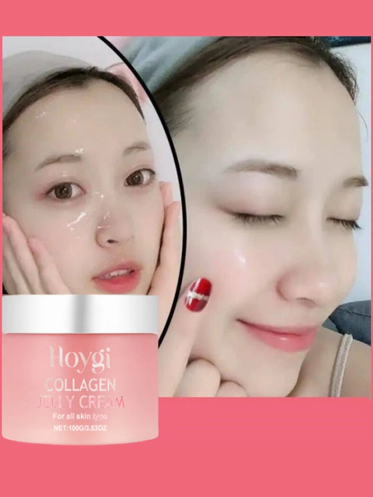 100g Gelee Gesichtscreme Kollagen Soft SPA Nährend Befeuchten Gesicht Schrumpft Poren Entfernen Komedonen Gelee Essenz Koreanische Hautpflege