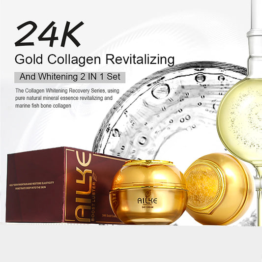 Ailke kosmetik gesichts hautpflege setzt feuchtigkeit spendende aufhellung schlafende frauen schönheit falten creme gesichts produkte weiblich großhandel