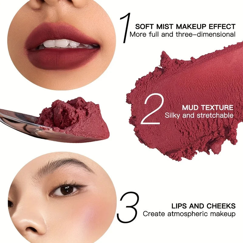 19 Farben matt Samt Lip gloss wasserdicht flüssiger Lippenstift nackt schwarze Lippen Tönung Make-up Lippen glasur Kosmetik rote Lippen fleck Schönheit