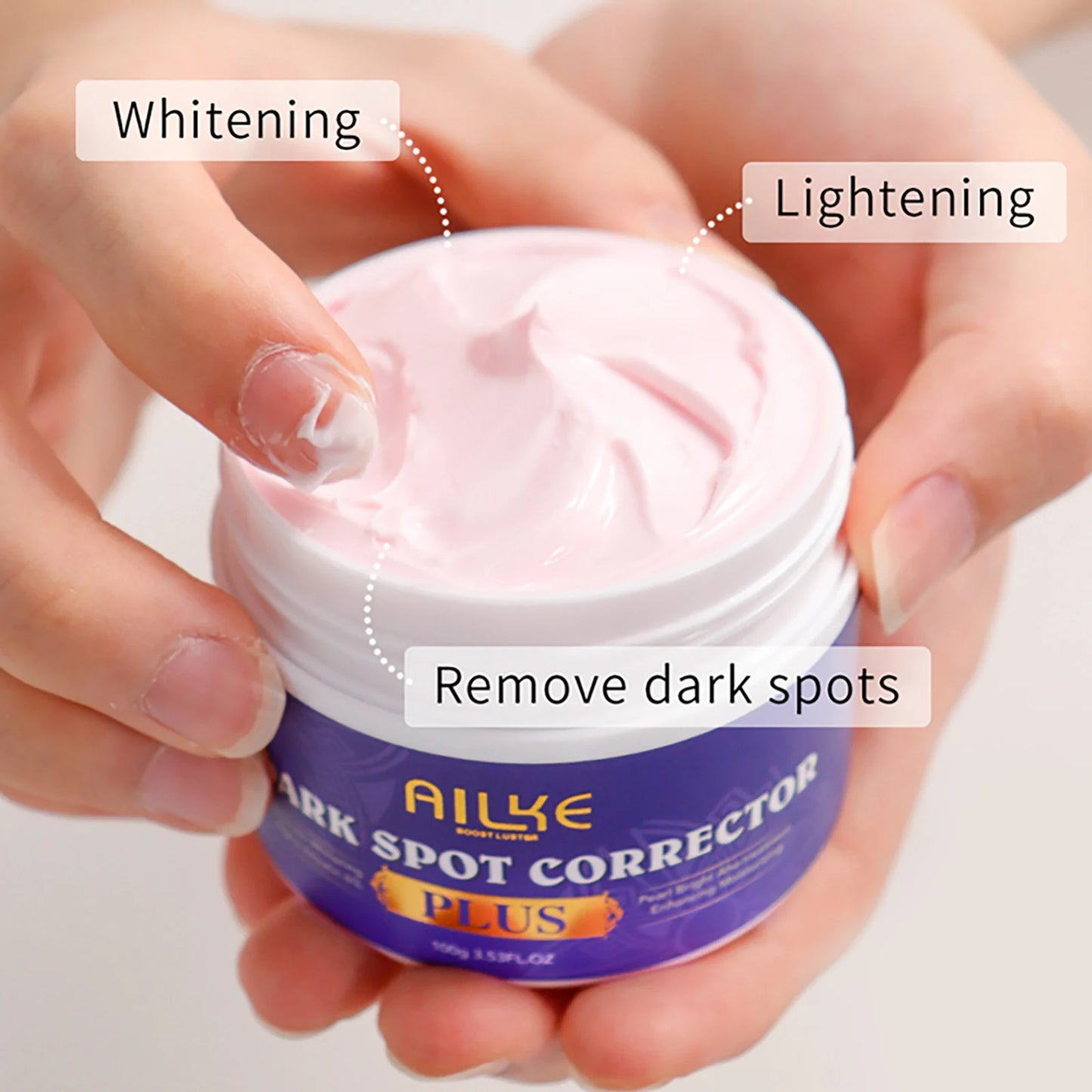 AILKE Glutathion Lighten Body Lotion, feuchtigkeitsspendend, feuchtigkeitsspendend, gleichmäßiger Hautton, verbessert dunkle und schwarze Haut, unterstützt privates Logo